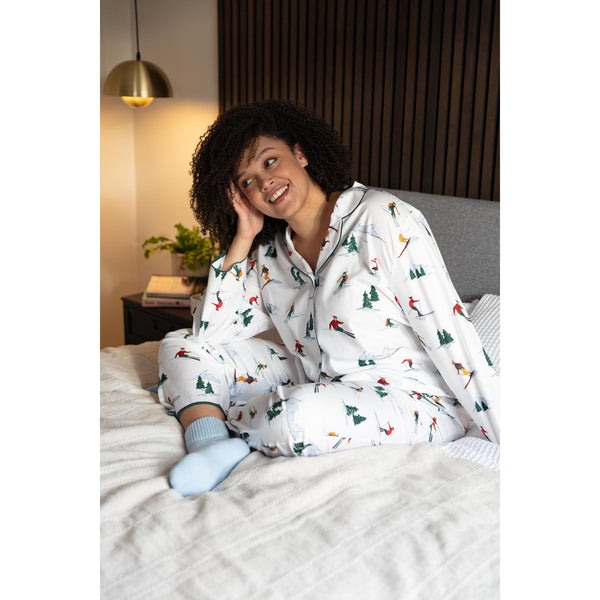 Cyberjammies Whistler Super Cosy Check Long Dressing Gown