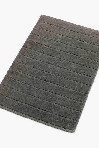 Shop Feather Touch Reversible Bath Rug Grey, Bath Rugs