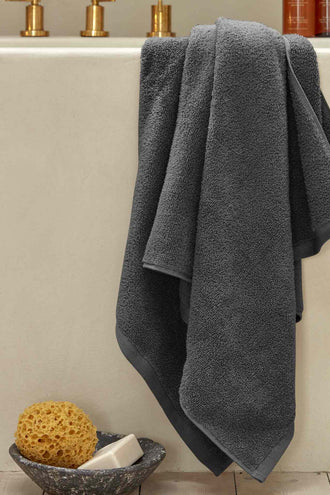 Wamsutta Egyptian Cotton Bath Towels - Charcoal 6 ct